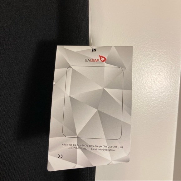 BALEAF Sz L High Rise Full Length Comfort Waist Leggings Tights NWT - Picture 4 of 8